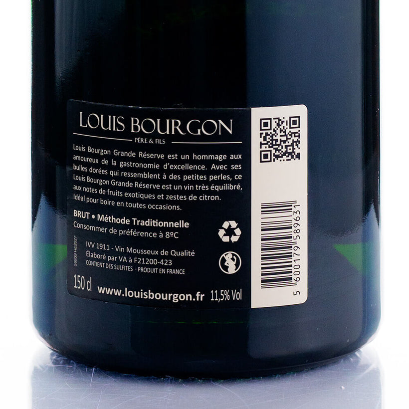 Pack 6 Garrafas Louis Bourgon Grande Réserve Blanc de Blancs Brut Magnum 1,5L