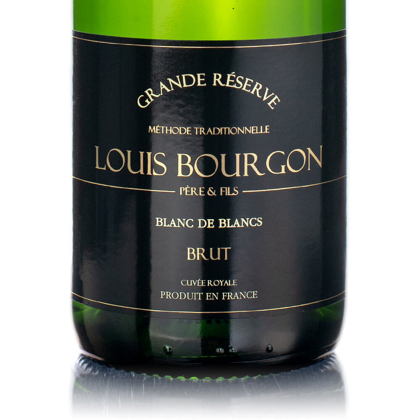 Pack 12 Garrafas Louis Bourgon Grande Réserve Brut 0,75 L - 6 Blanc de Blancs e 6 Cuvée Rosé