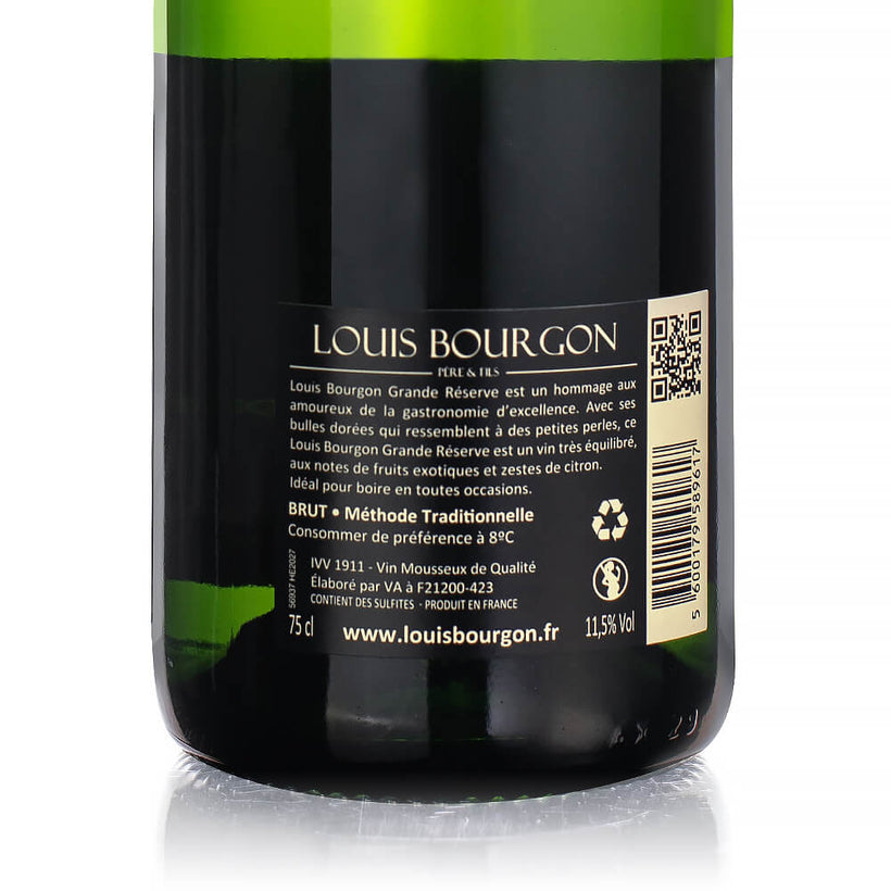 Pack 3 Garrafas Louis Bourgon Grande Réserve Brut 0,75L - 2 Blanc de Blancs e 1 Cuvée Rosé