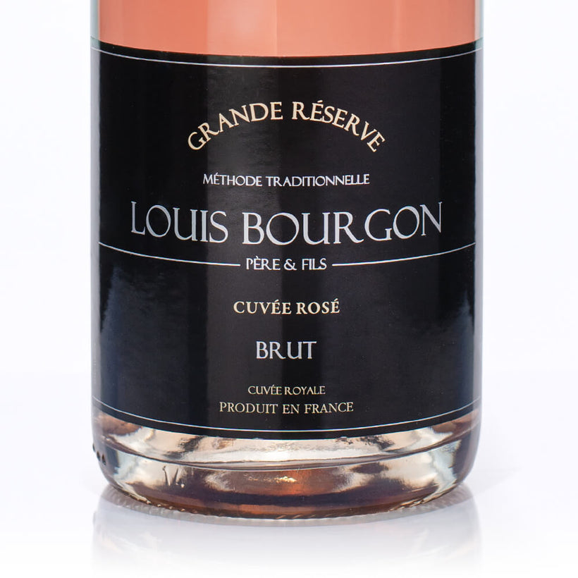 Pack 9 Garrafas Louis Bourgon Grande Réserve Brut 0,75 L - 5 Blanc de Blancs e 4 Cuvée Rosé